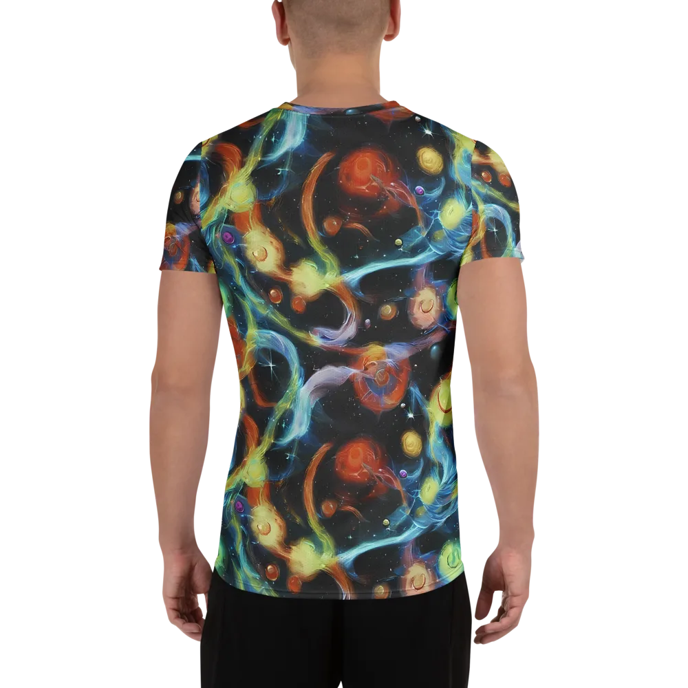 Stellar Tides on Men's Athletic T-Shirt — Back