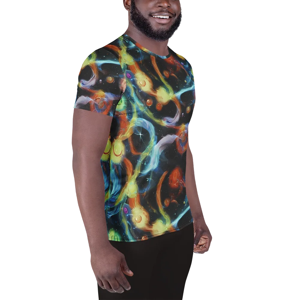 Stellar Tides on Men's Athletic T-Shirt — Right