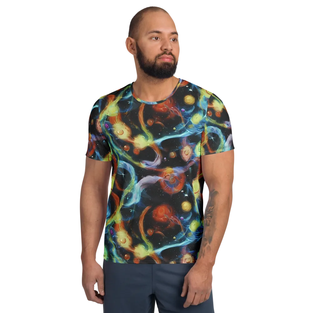 Stellar Tides on Men's Athletic T-Shirt — Front