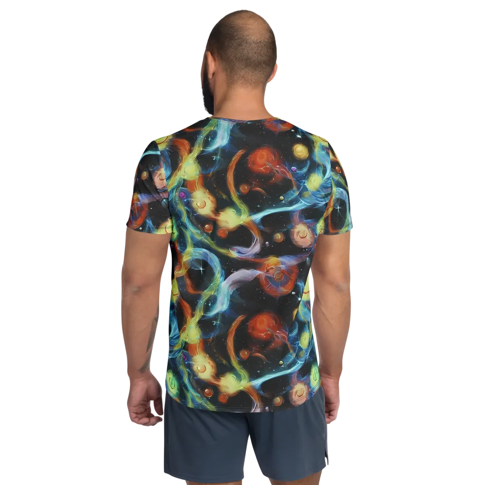 Stellar Tides on Men's Athletic T-Shirt — Back