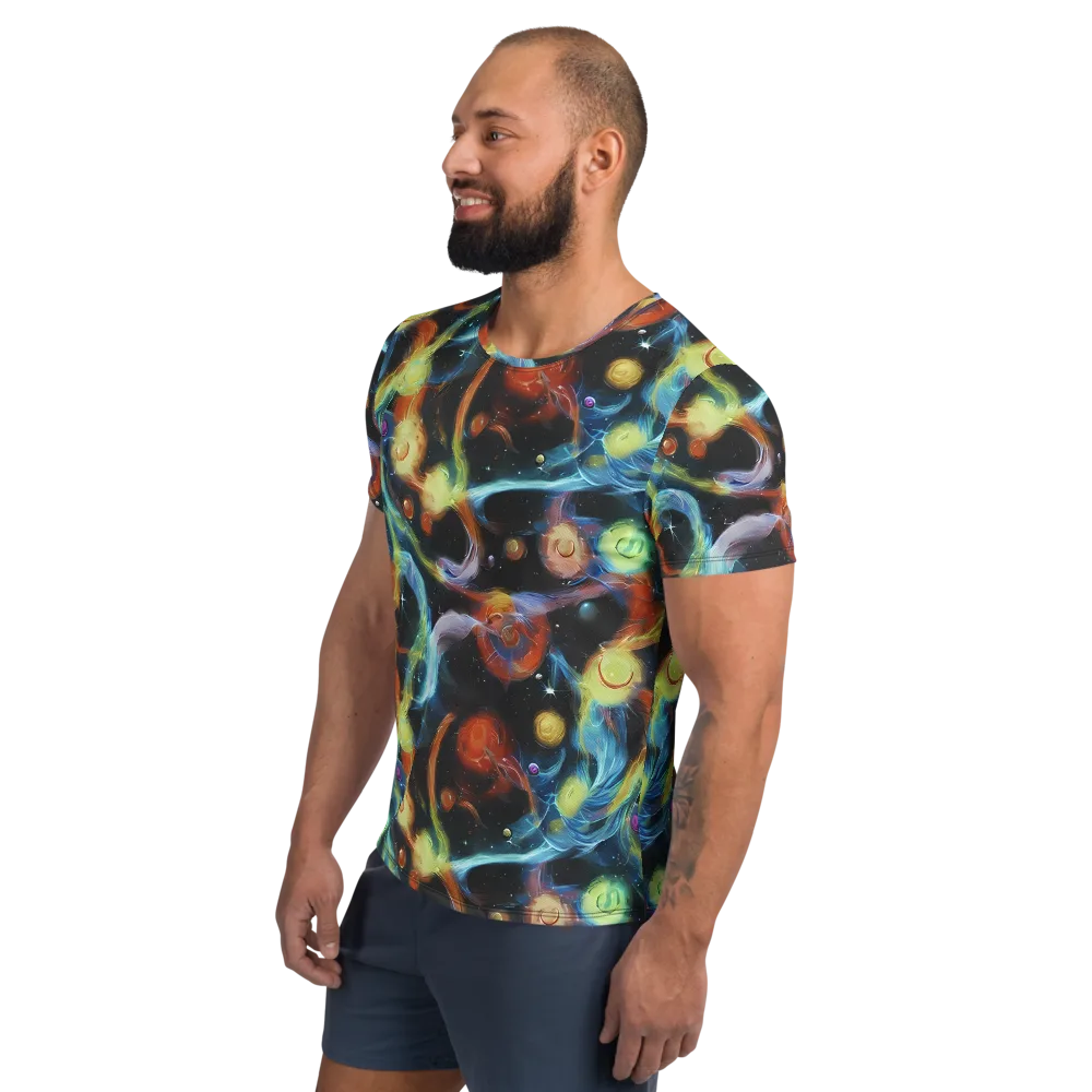 Stellar Tides on Men's Athletic T-Shirt — Left