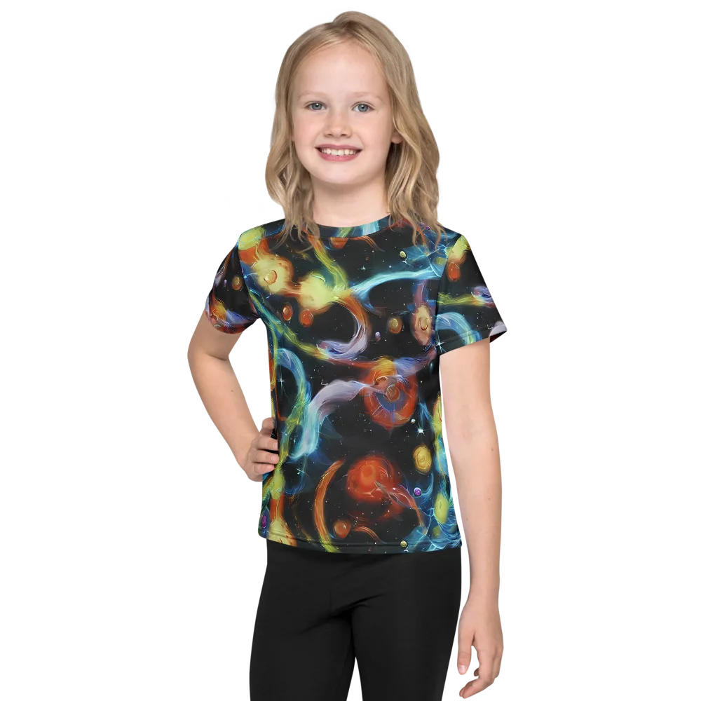 Stellar Tides on Kids Crew Neck T-Shirt — Front