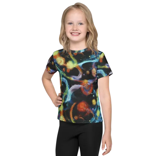 Stellar Tides on a Kids Crew Neck T-Shirt
