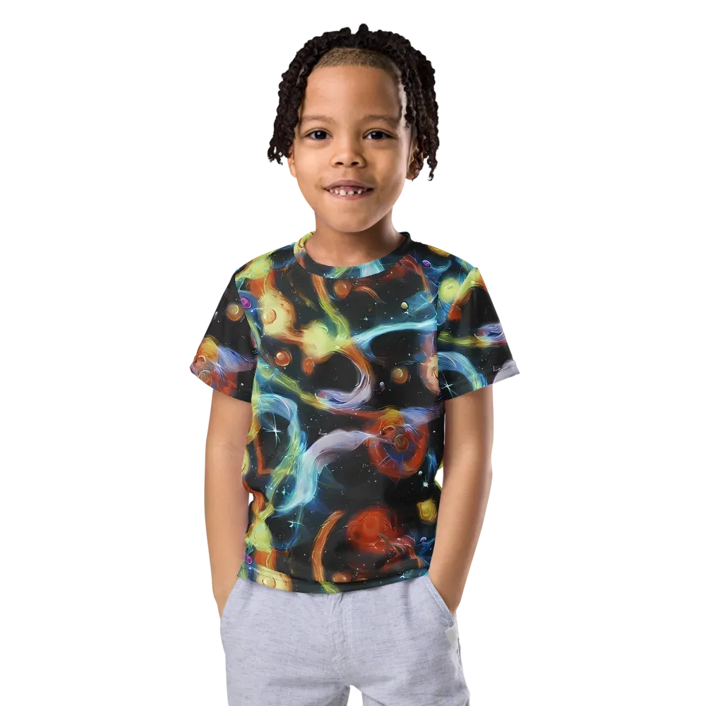 Stellar Tides on Kids Crew Neck T-Shirt — Front