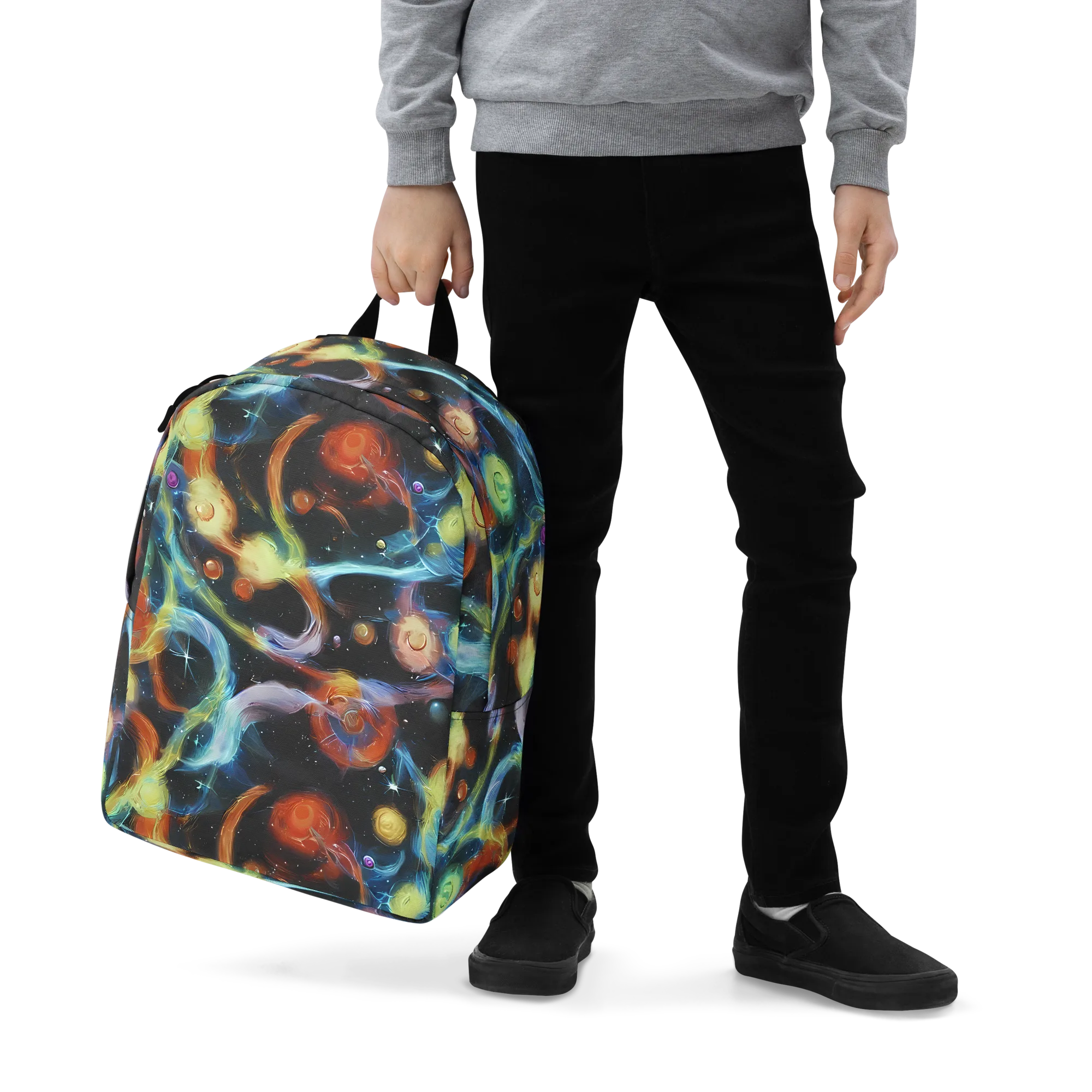 Stellar Tides on Minimalist Backpack — Zoomed-in