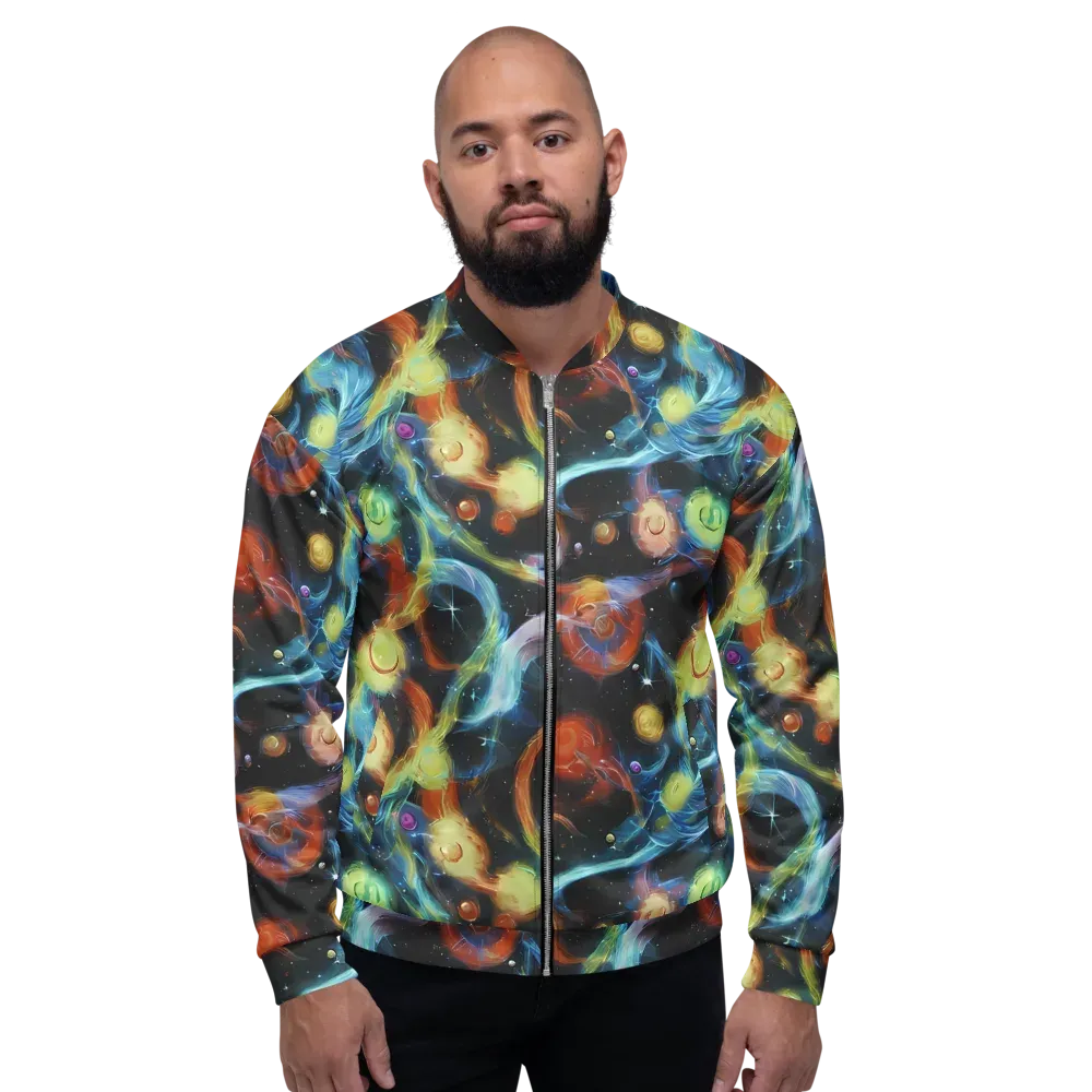 Stellar Tides on Bomber Jacket — Front