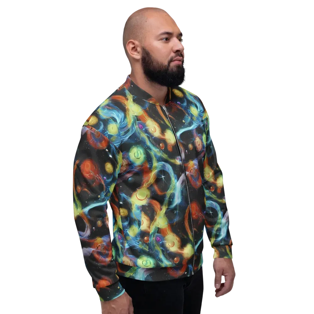 Stellar Tides on Bomber Jacket — Right