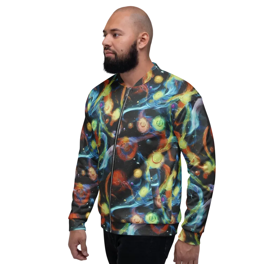 Stellar Tides on Bomber Jacket — Left