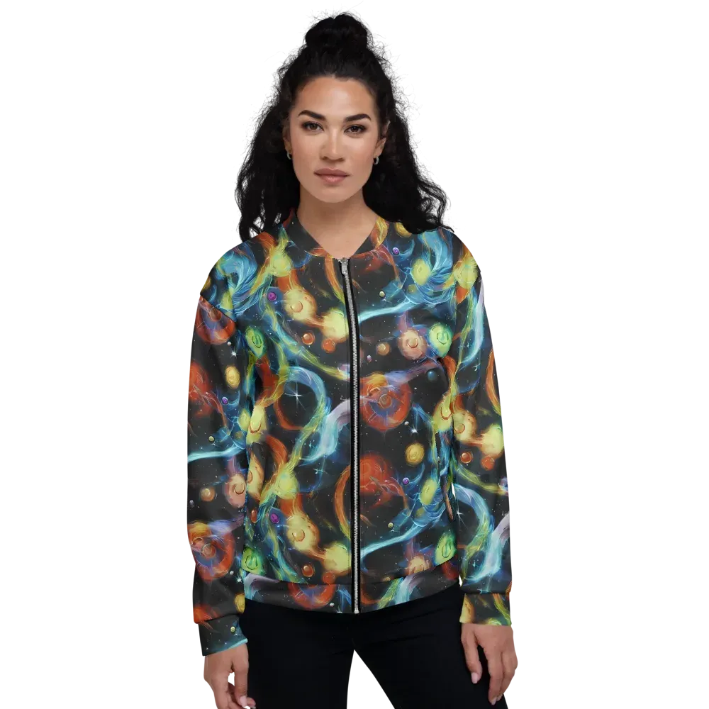 Stellar Tides on Bomber Jacket — Front