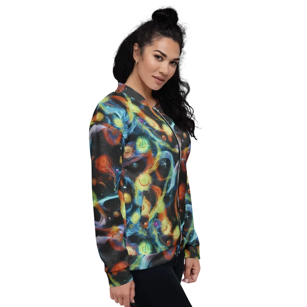 Stellar Tides on Bomber Jacket — Right