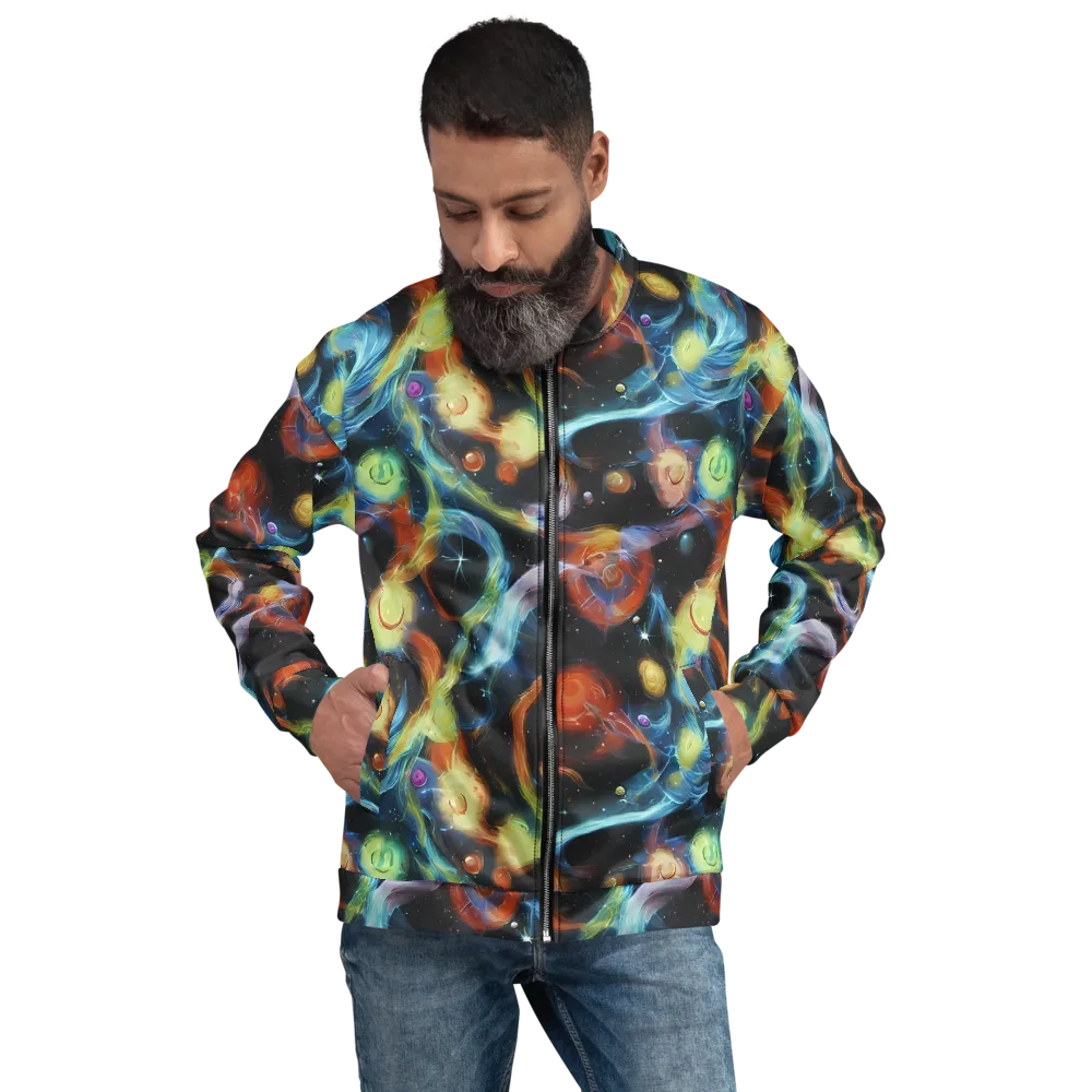 Stellar Tides on Bomber Jacket — Front