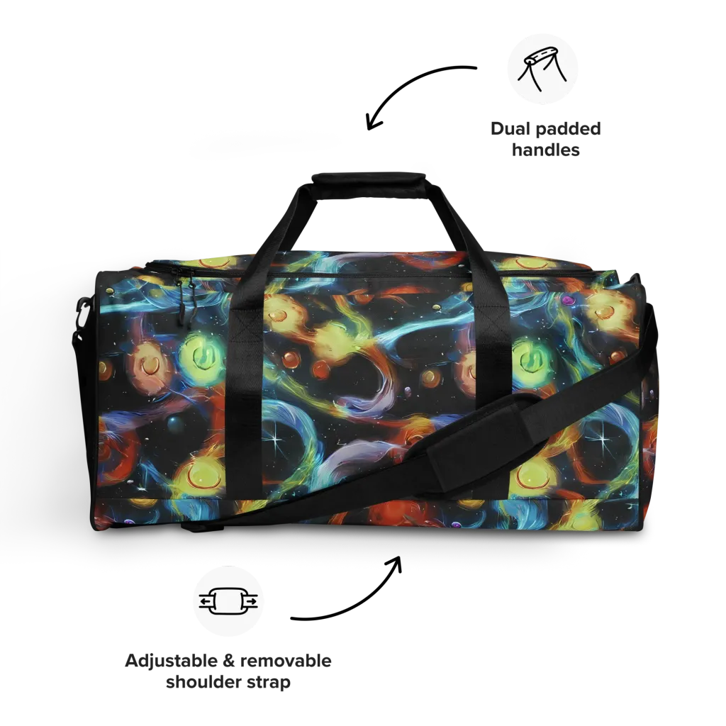 Stellar Tides on Duffle Bag — Front