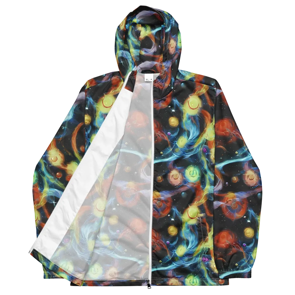 Stellar Tides on Men's Windbreaker — Front