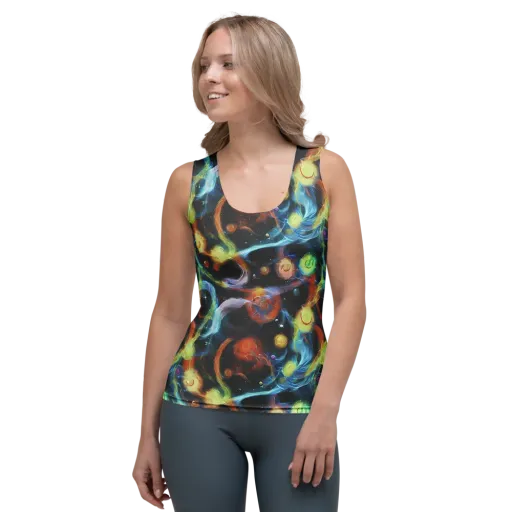 Stellar Tides on a Women's Tank Top