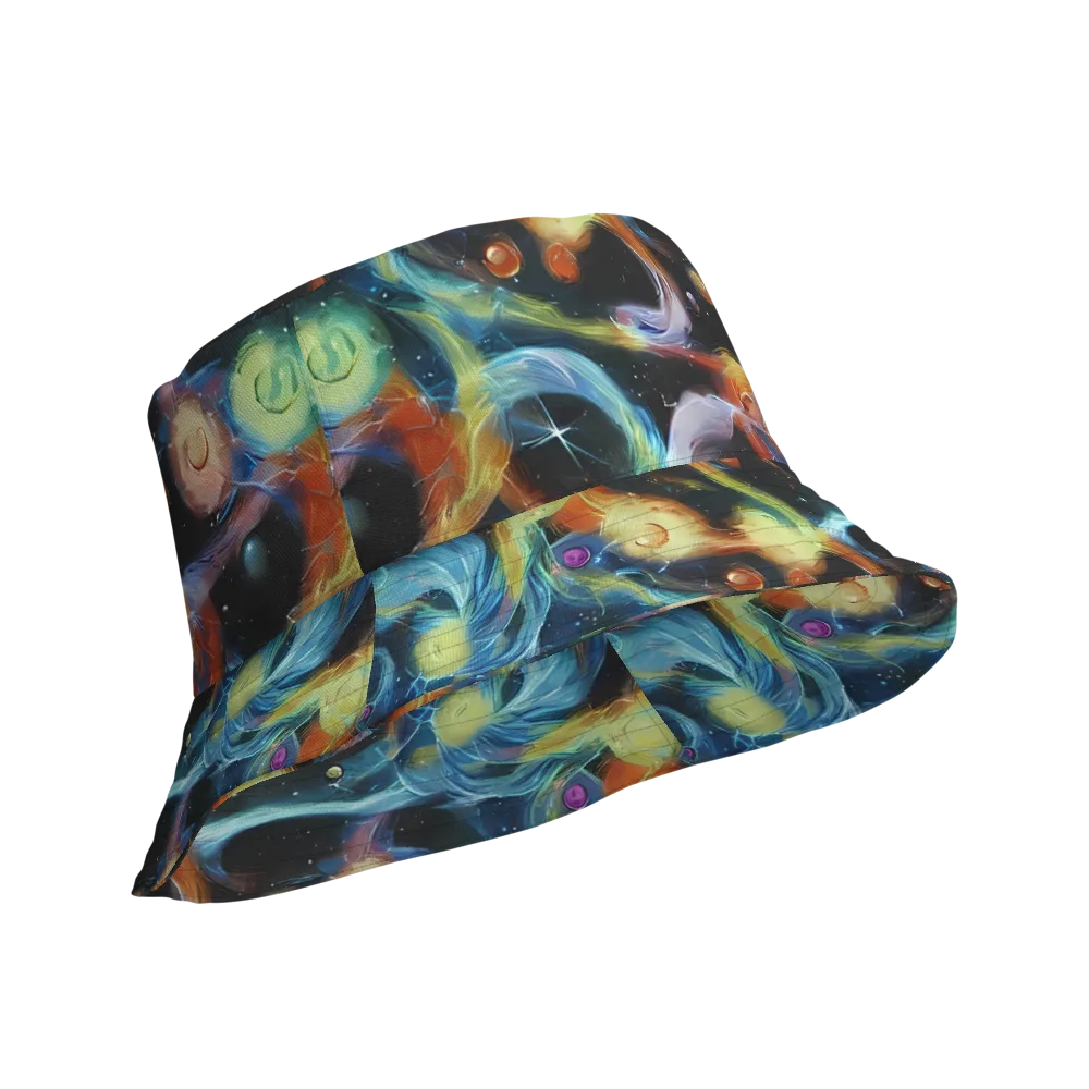 Stellar Tides on Reversible Bucket Hat — Product details Outside