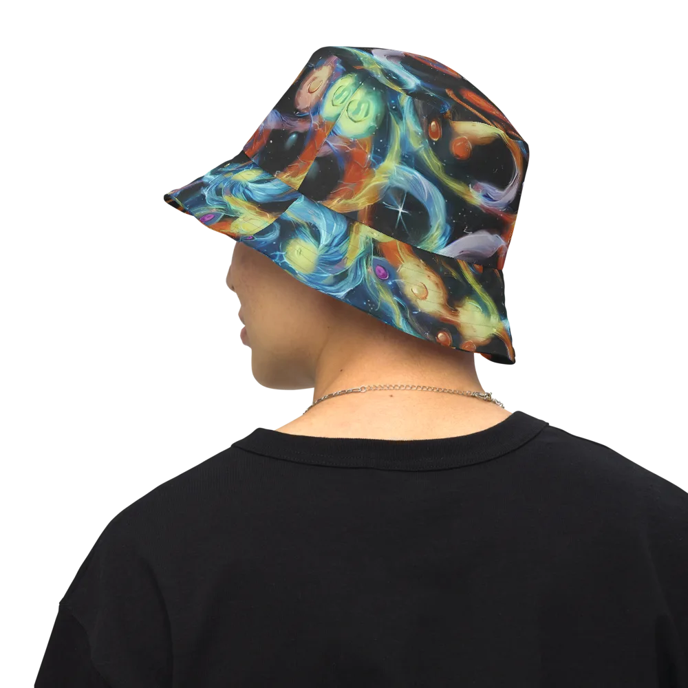 Stellar Tides on Reversible Bucket Hat — Back Inside