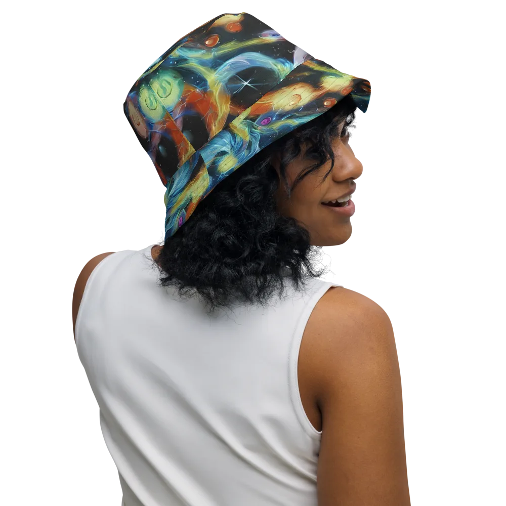 Stellar Tides on Reversible Bucket Hat — Right Outside