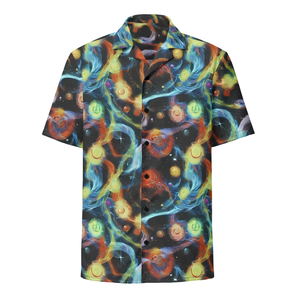 Stellar Tides on Button Shirt — Front