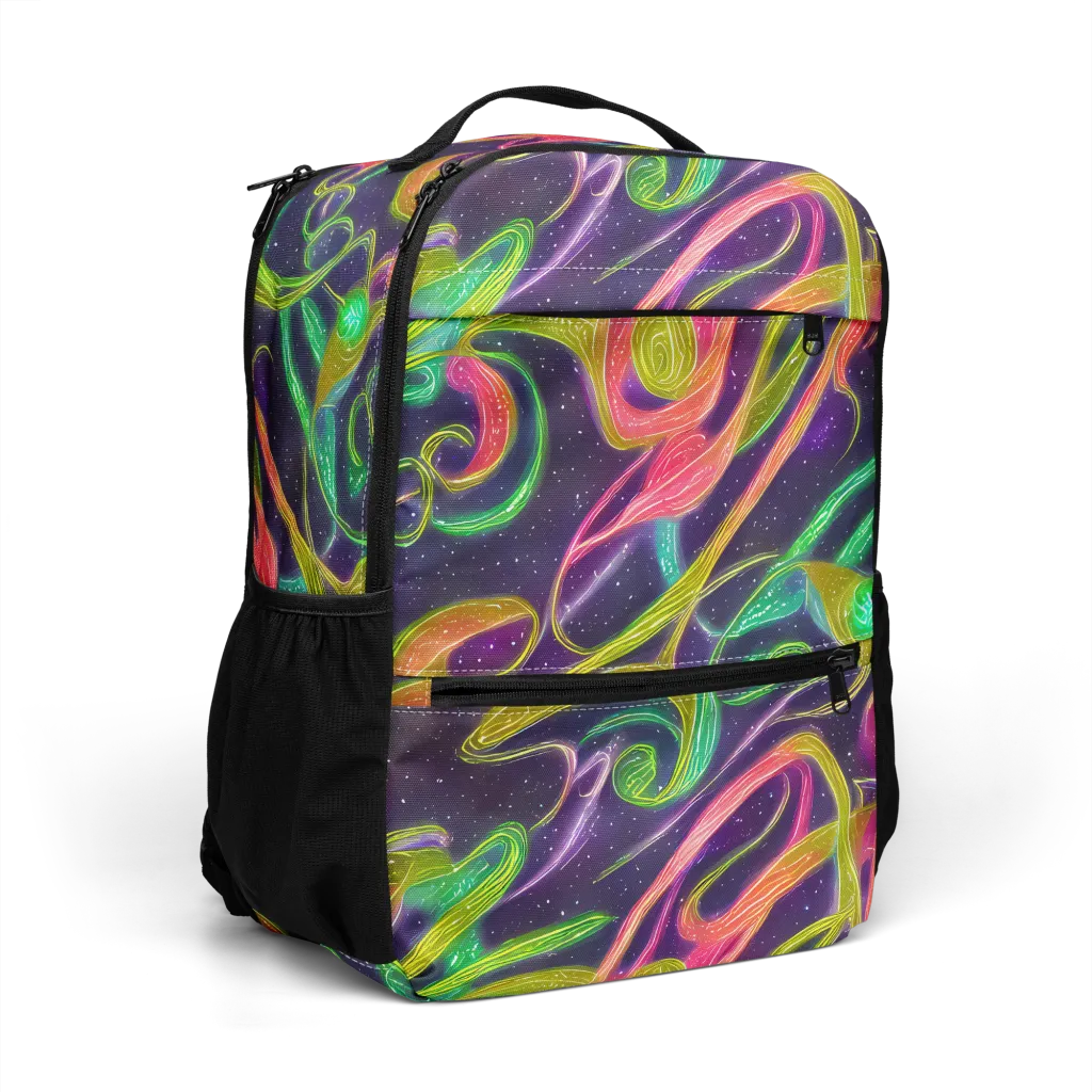 Starlight Serpent on Utility Backpack — Right Front