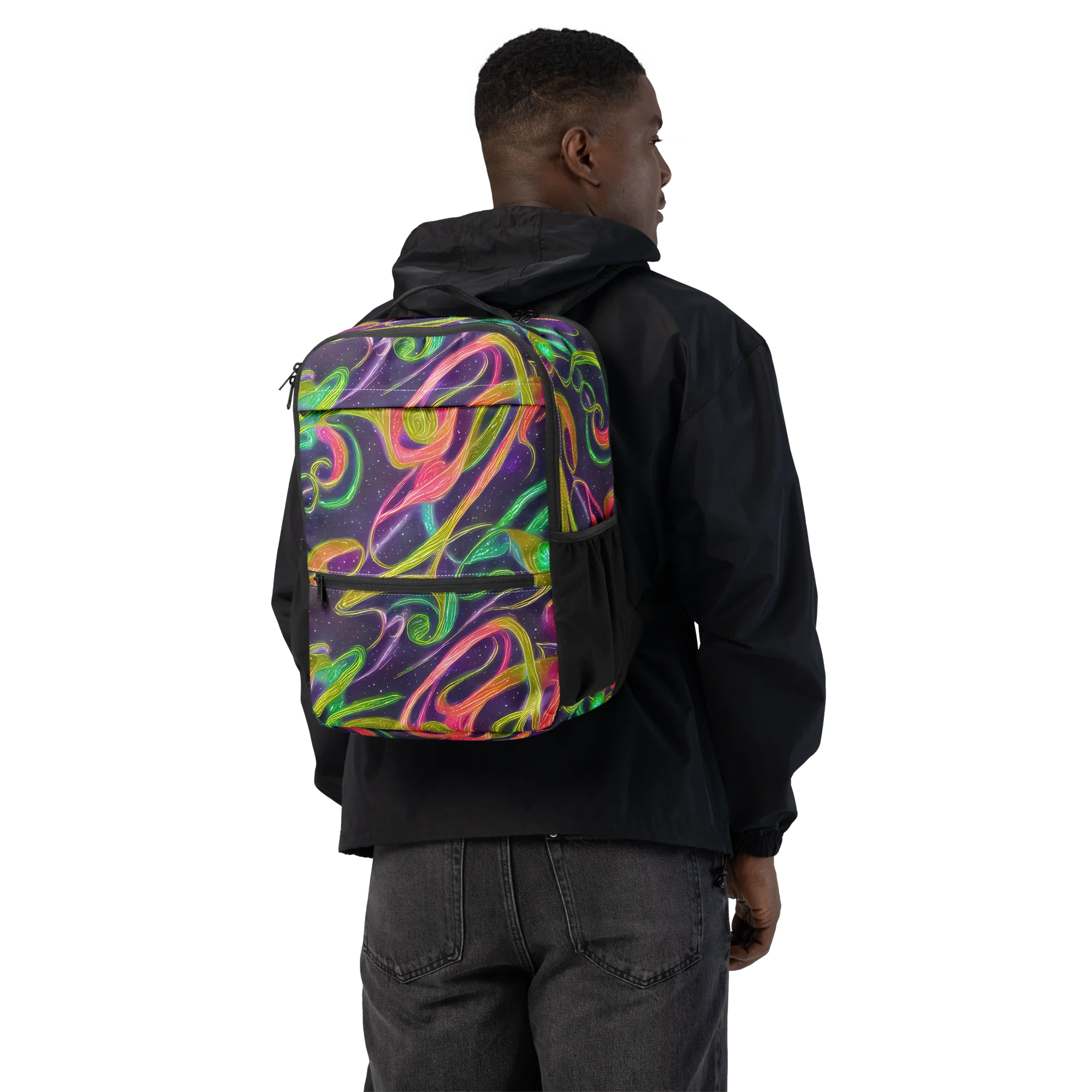 Starlight Serpent on Utility Backpack — Back