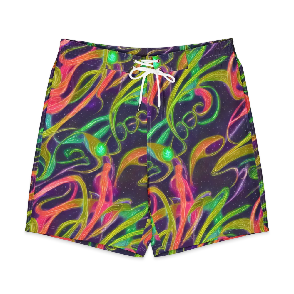 Starlight Serpent on Men's Board Shorts — Front