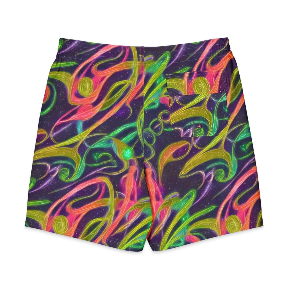 Starlight Serpent on Men's Board Shorts — Back