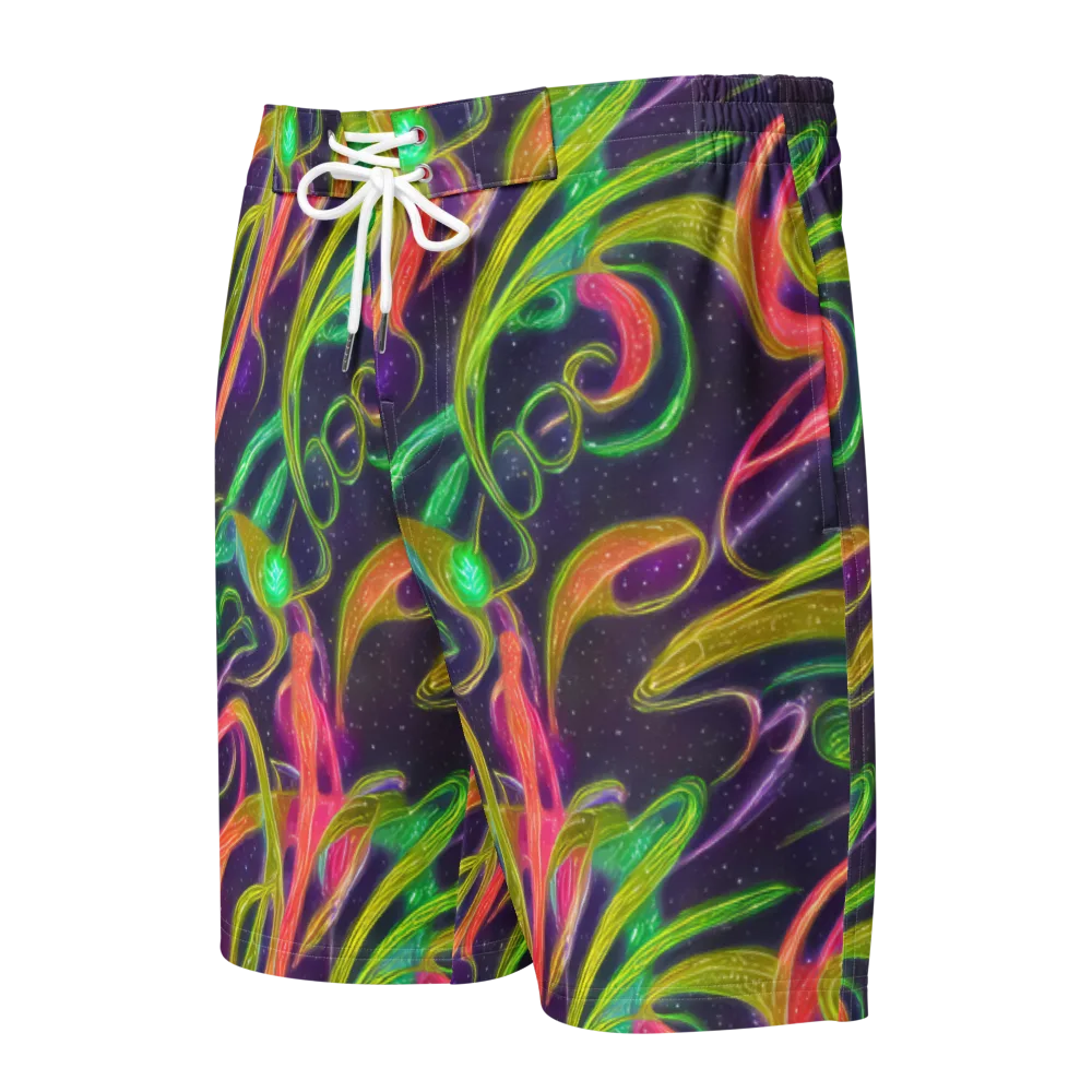 Starlight Serpent on Men's Board Shorts — Front