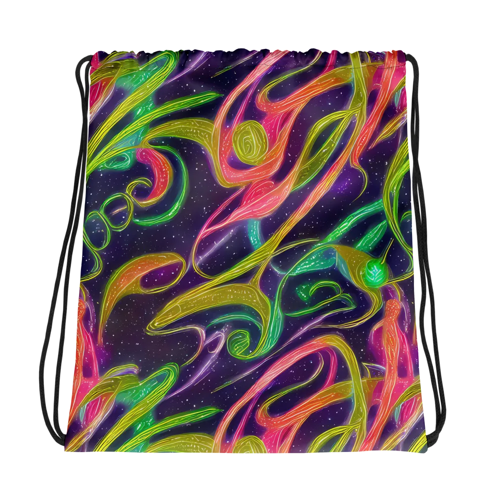 Starlight Serpent on Drawstring Bag — Photo