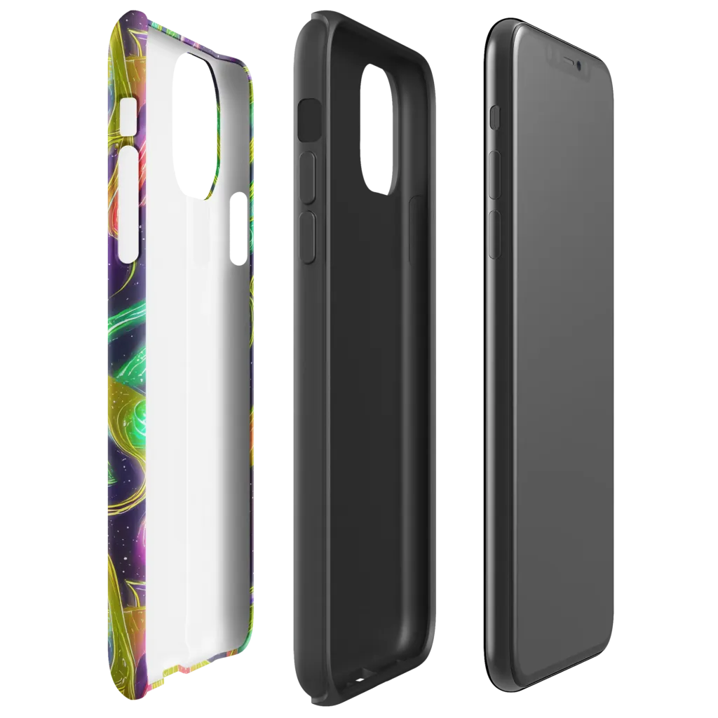 Starlight Serpent on Tough Case for iPhone® — Right