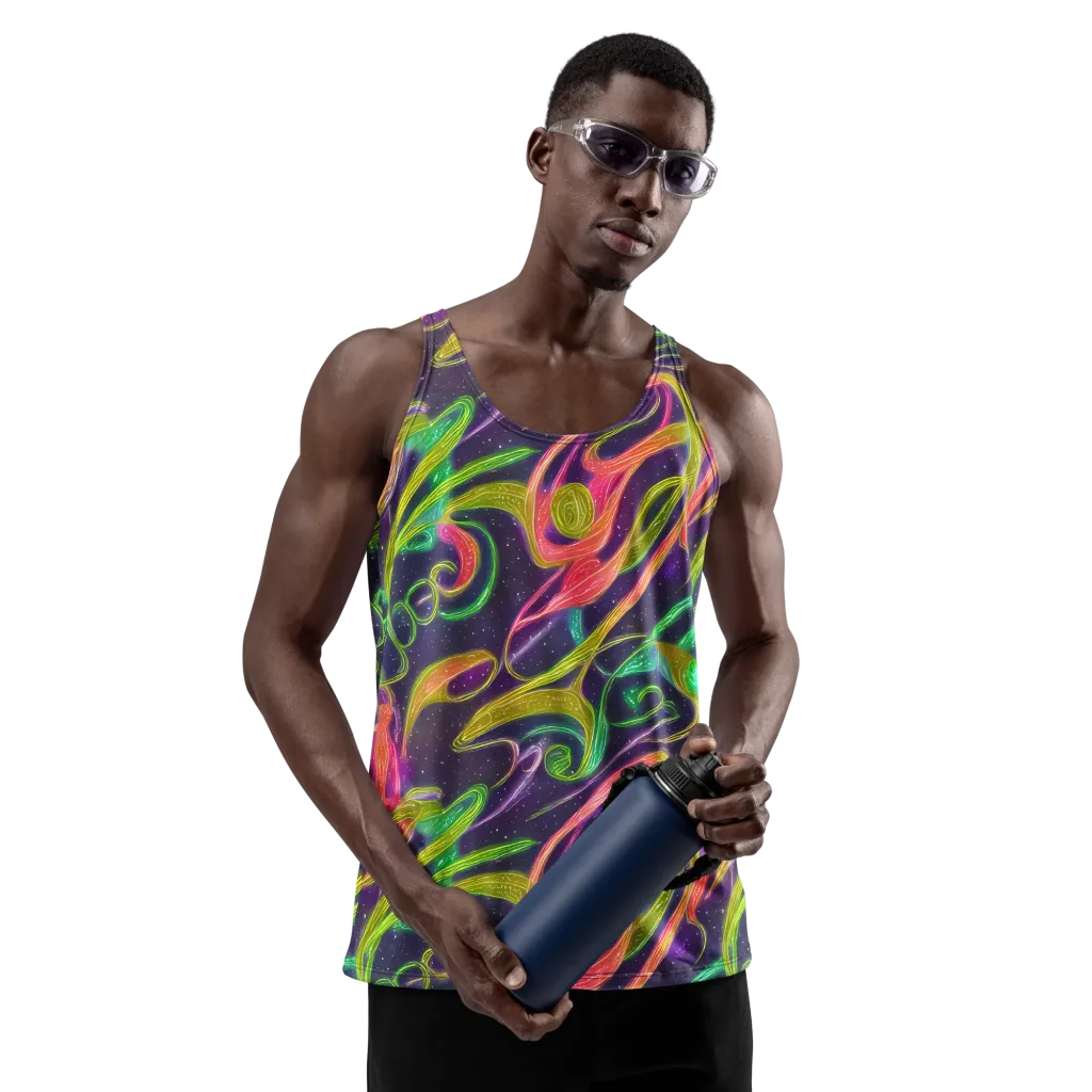 Starlight Serpent on Men's Tank Top — Front
