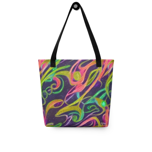 Starlight Serpent on a Tote Bag
