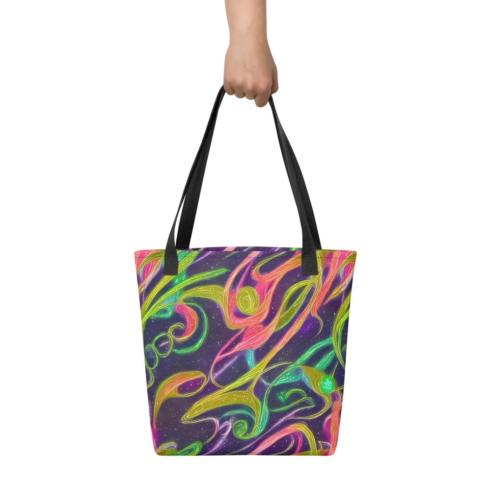 Starlight Serpent on Tote Bag — Front