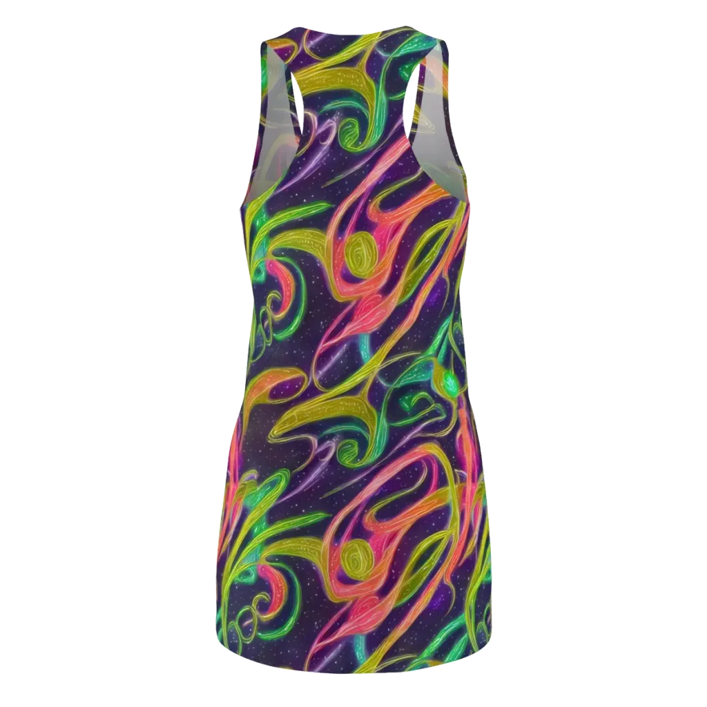 Starlight Serpent on Racerback Dress — Back