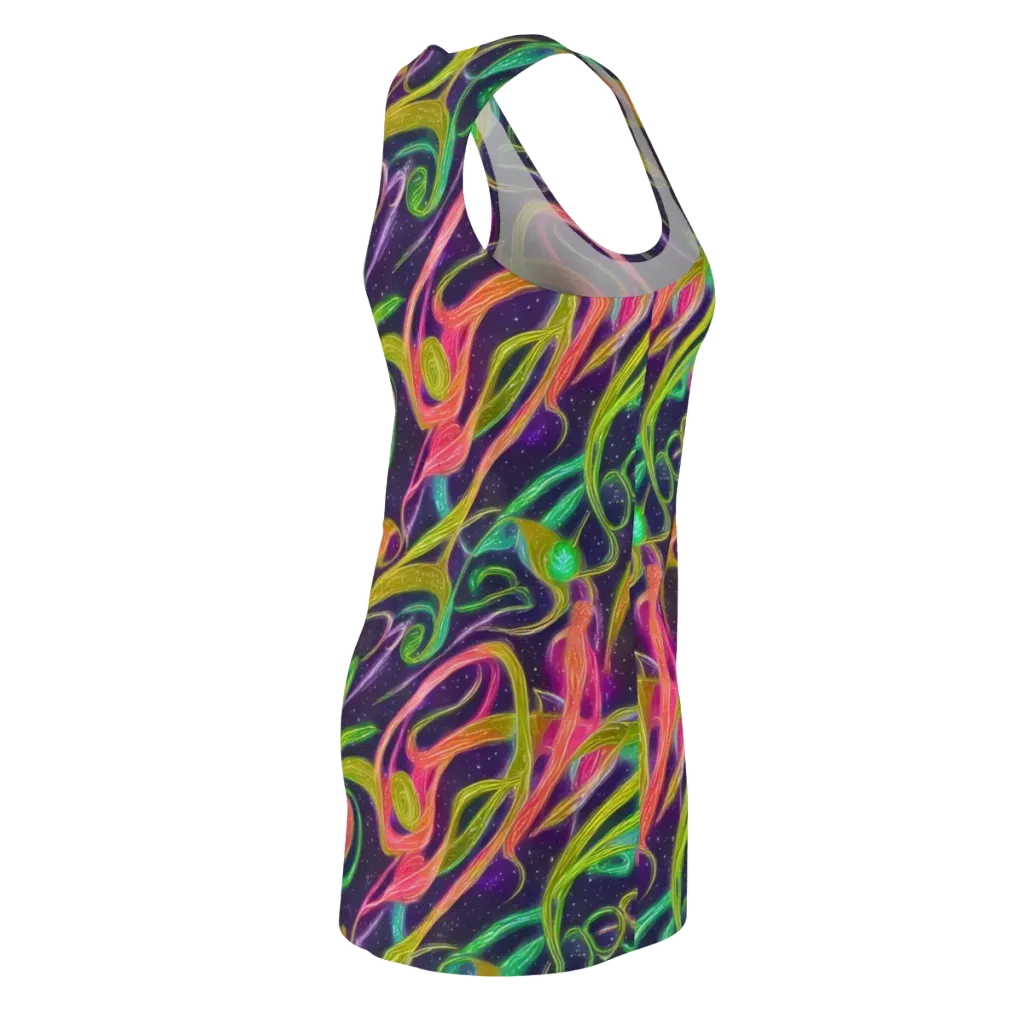 Starlight Serpent on Racerback Dress — Back Side