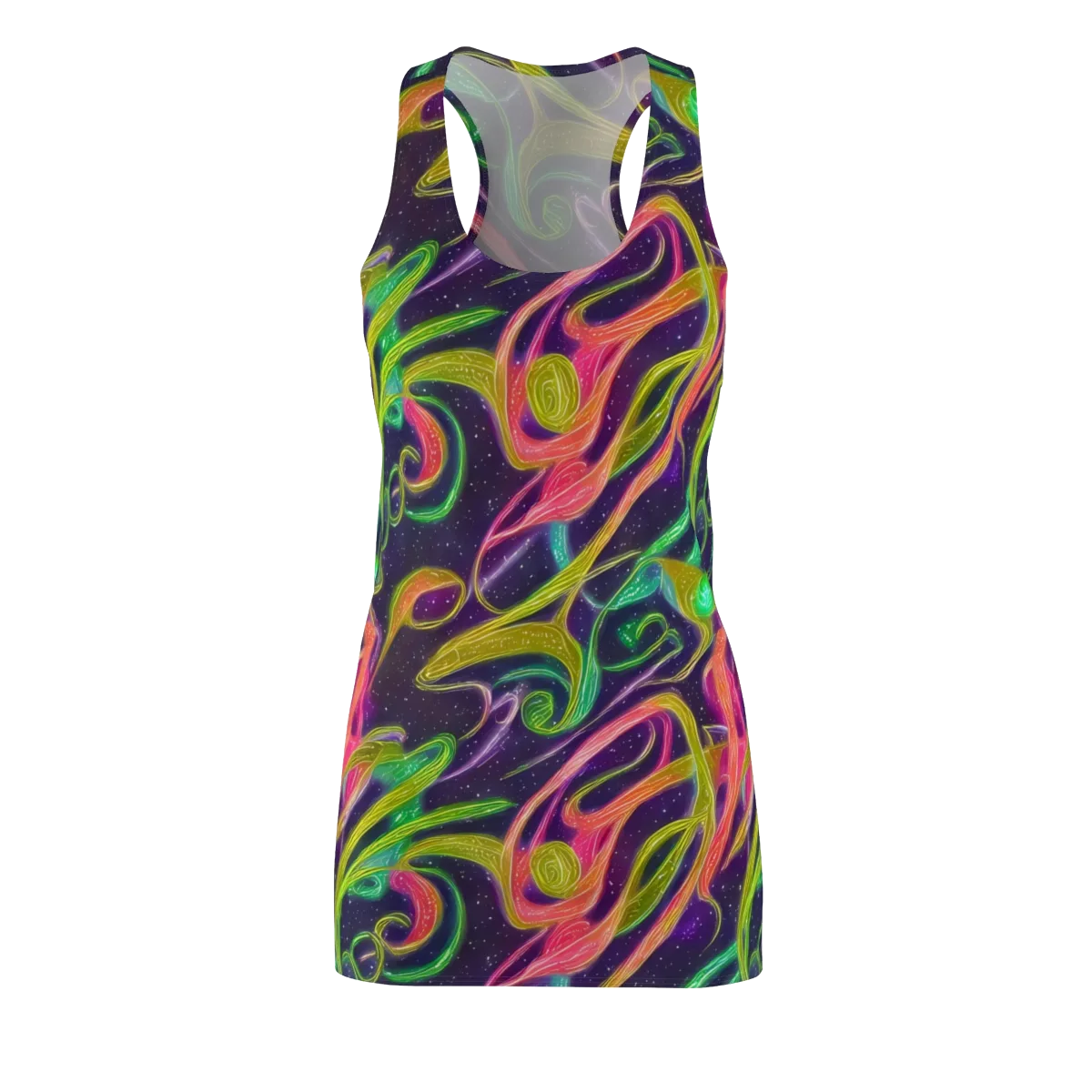 Starlight Serpent on Racerback Dress — Front