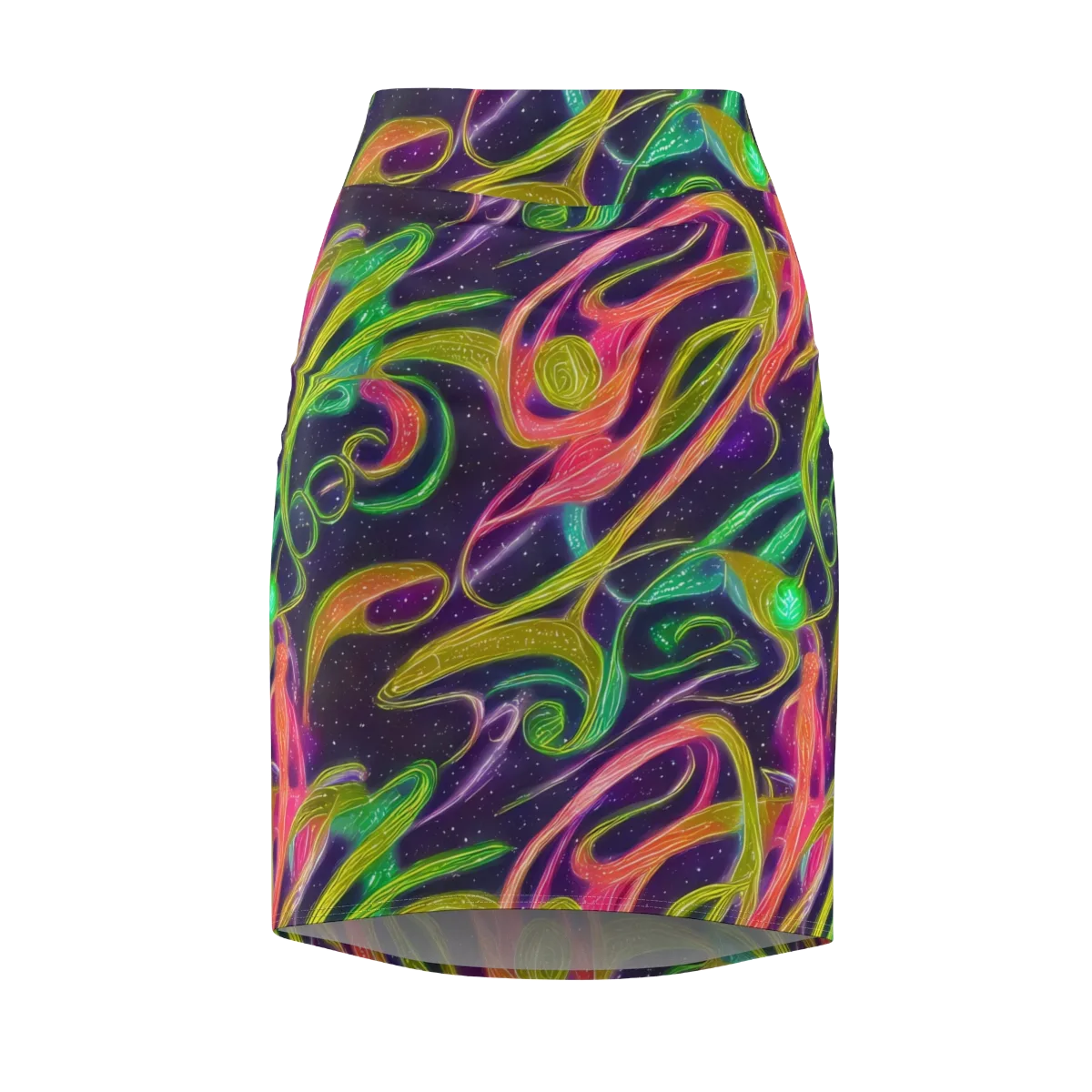 Starlight Serpent on Pencil Skirt — Front