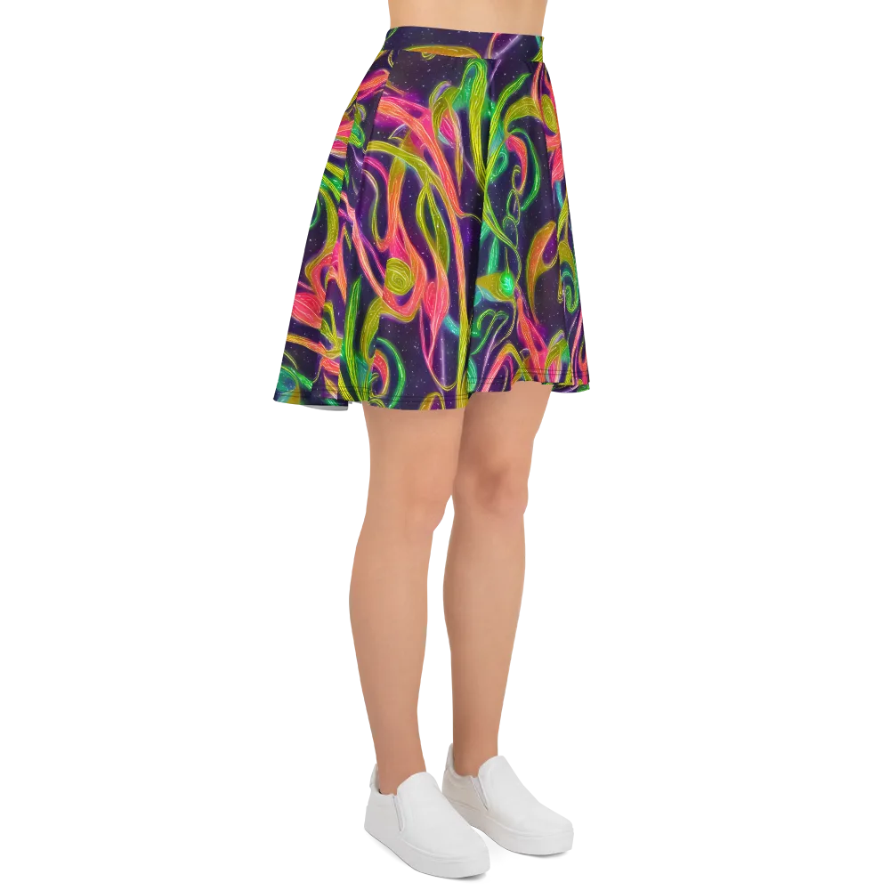 Starlight Serpent on Skater Skirt — Right
