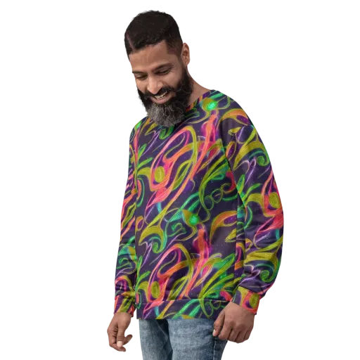 Starlight Serpent on a Sweatshirt