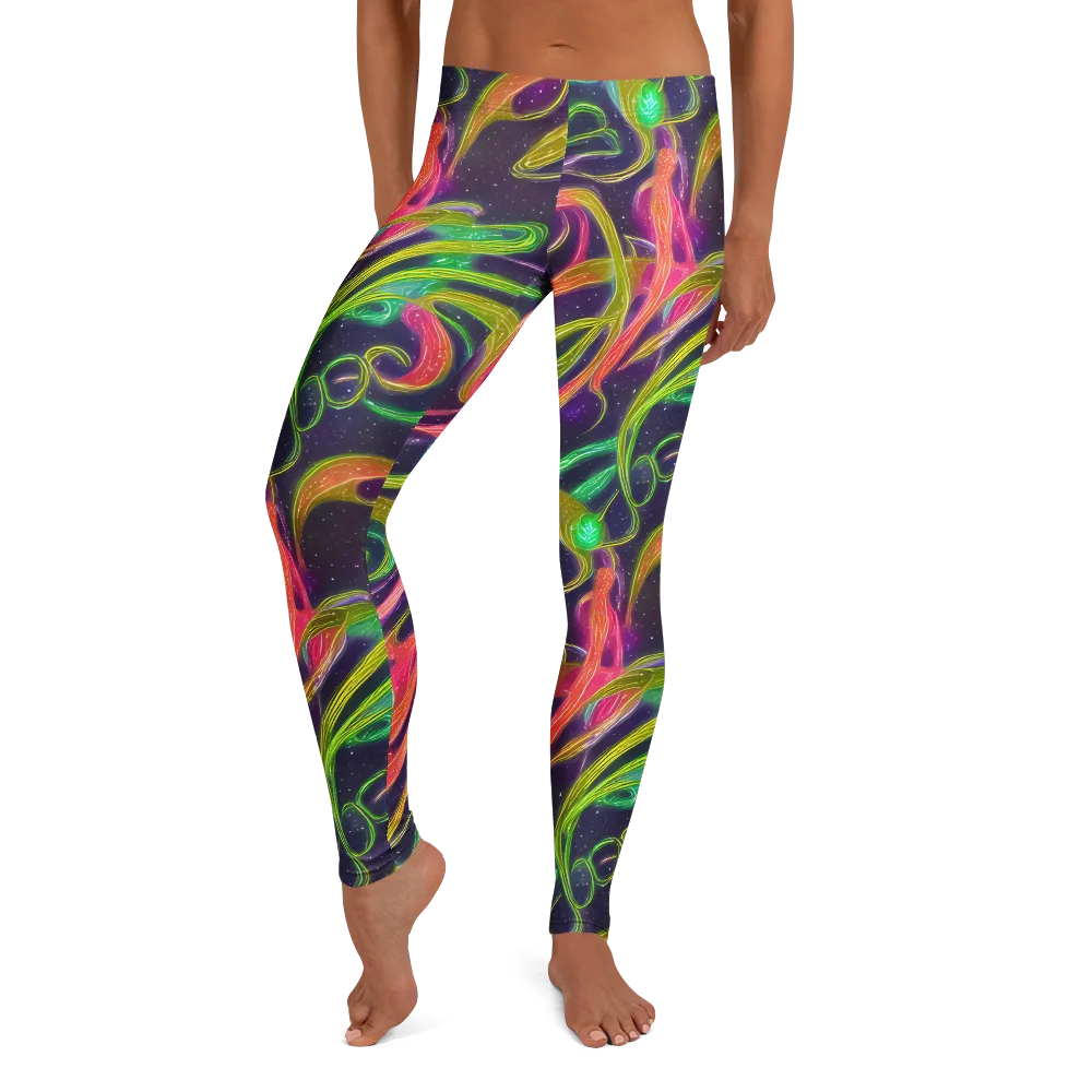 Starlight Serpent on Leggings — Front