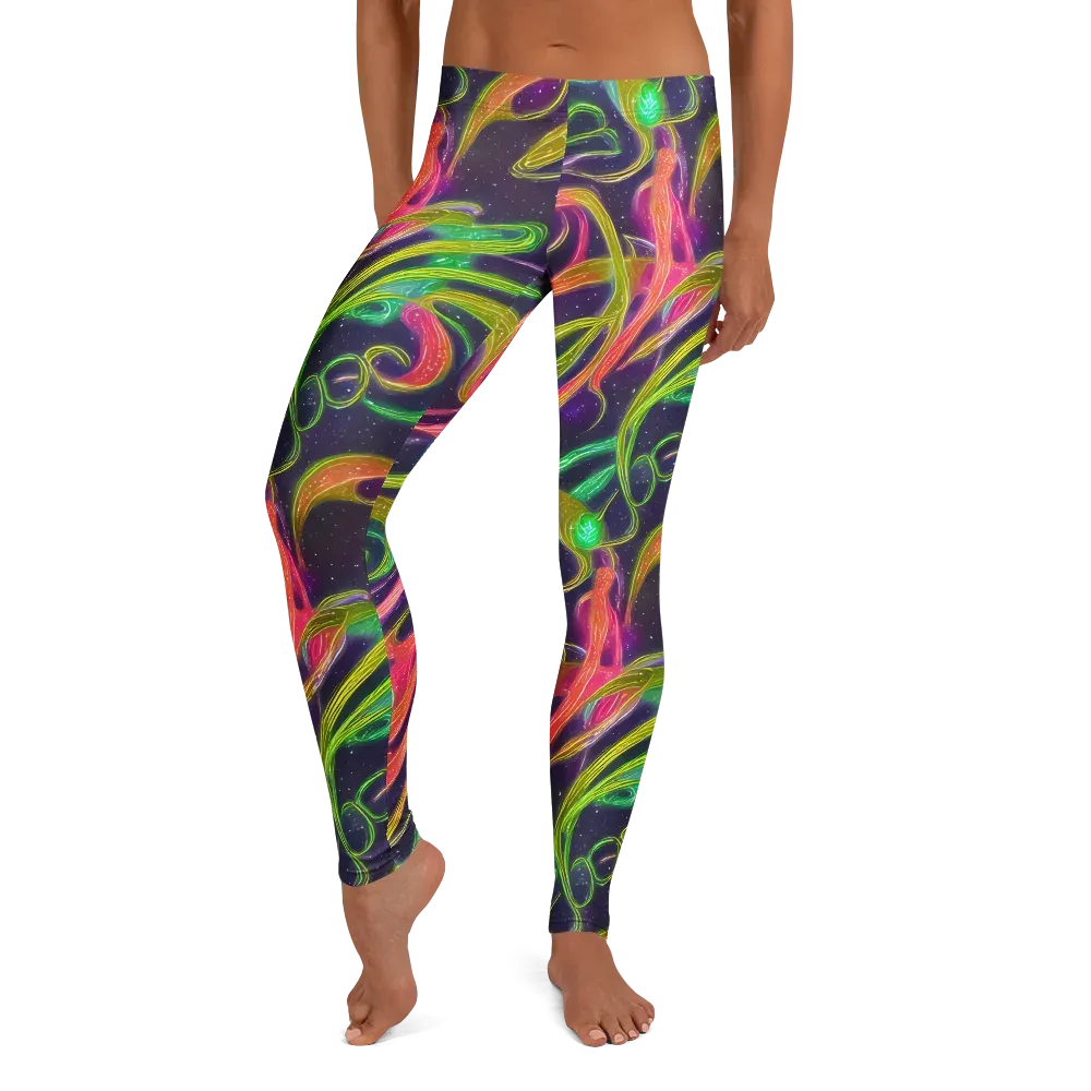 Starlight Serpent on Leggings — Front