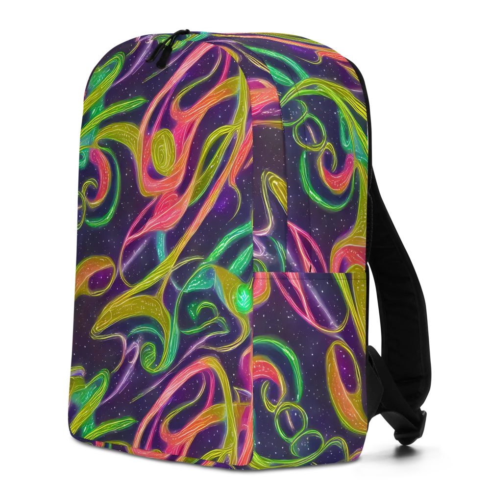 Starlight Serpent on Minimalist Backpack — Left