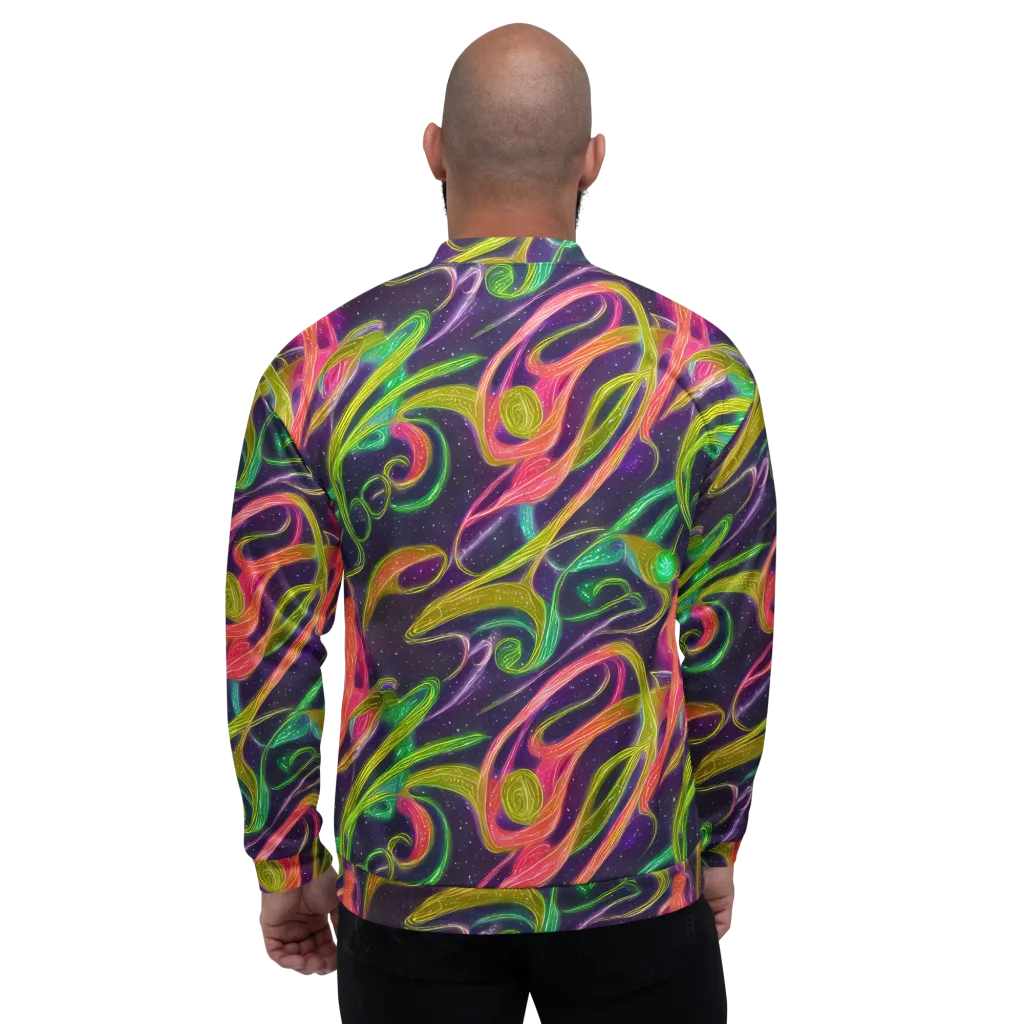 Starlight Serpent on Bomber Jacket — Back