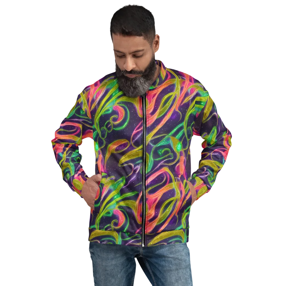 Starlight Serpent on Bomber Jacket — Front