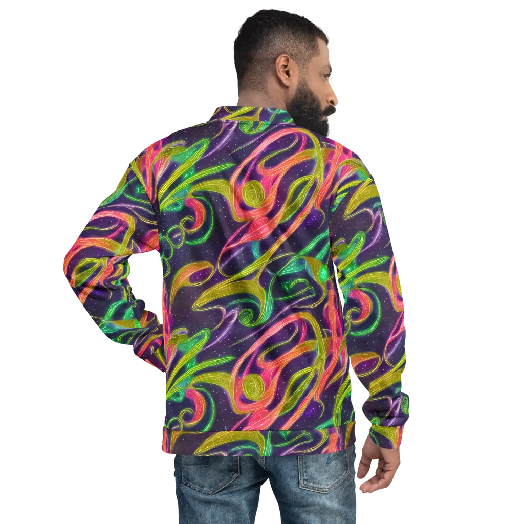 Starlight Serpent on Bomber Jacket — Back