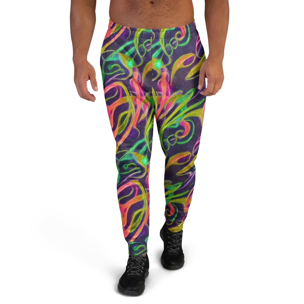 Starlight Serpent on Men's Joggers — Front