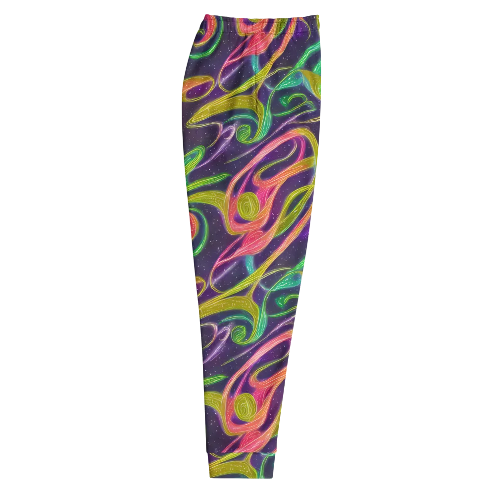 Starlight Serpent on Men's Joggers — Right
