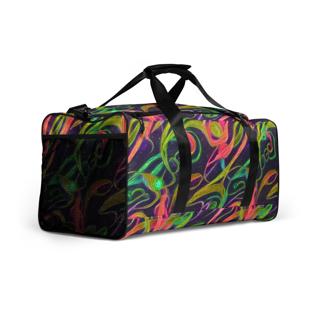 Starlight Serpent on Duffle Bag — Right Front