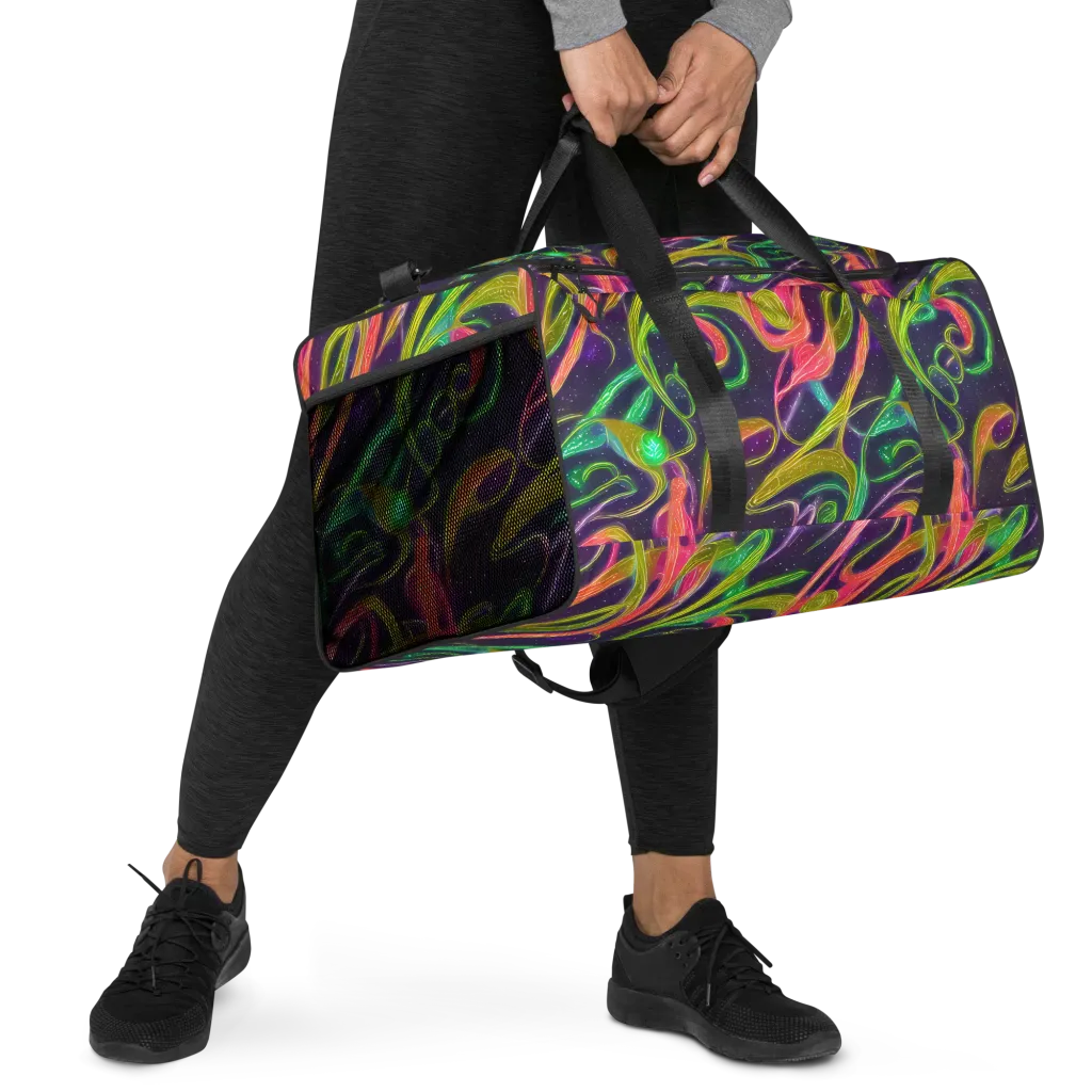 Starlight Serpent on Duffle Bag — Right Front