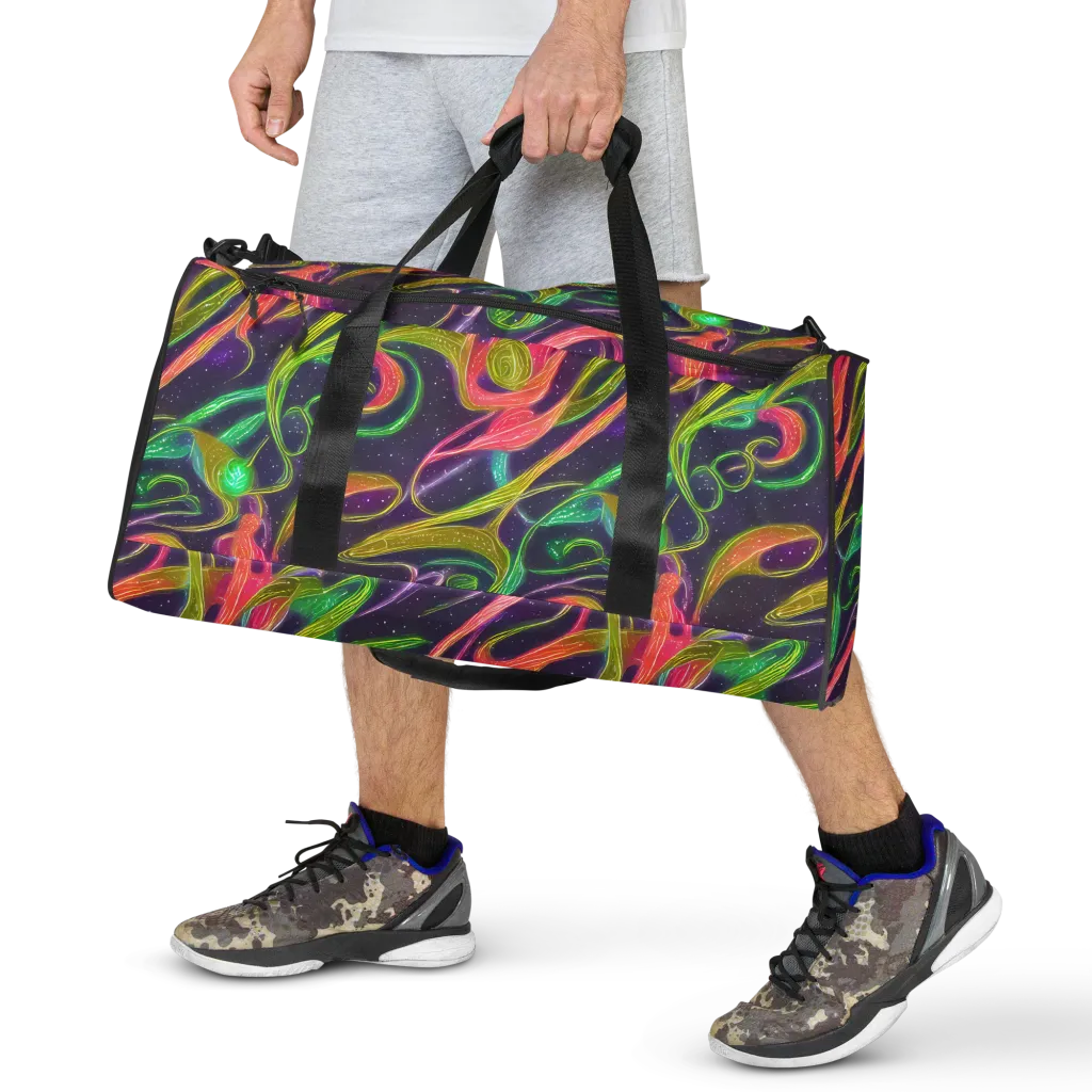 Starlight Serpent on Duffle Bag — Front