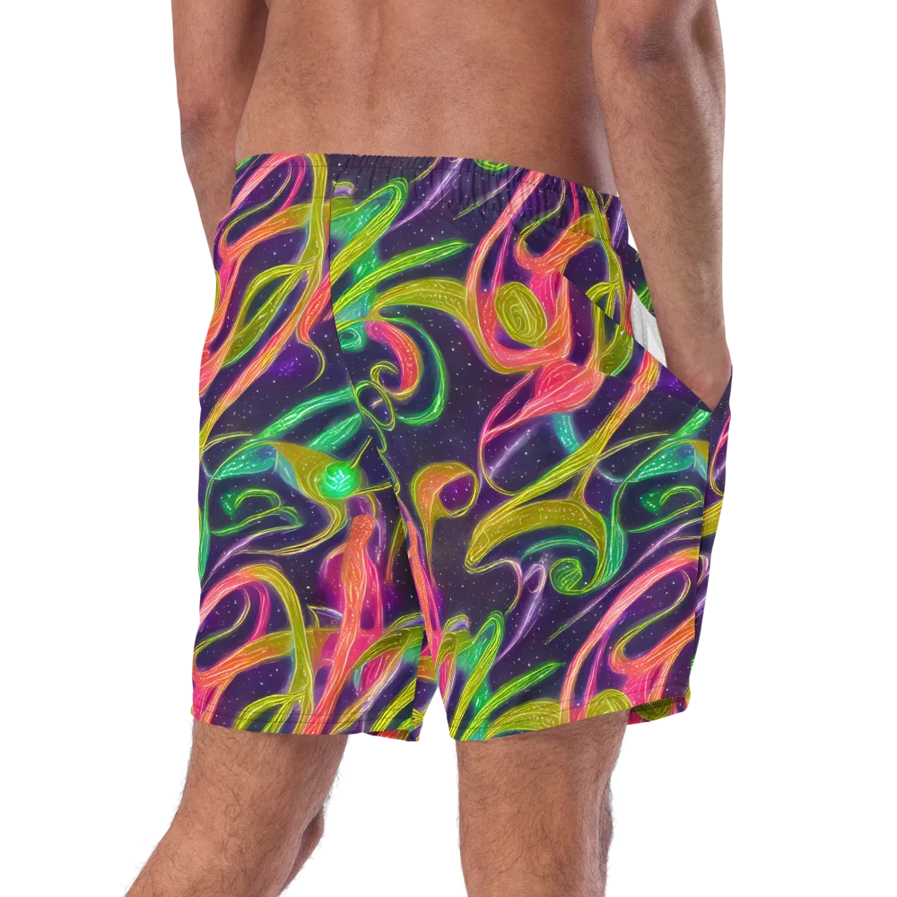 Starlight Serpent on Swim Trunks — Right Back